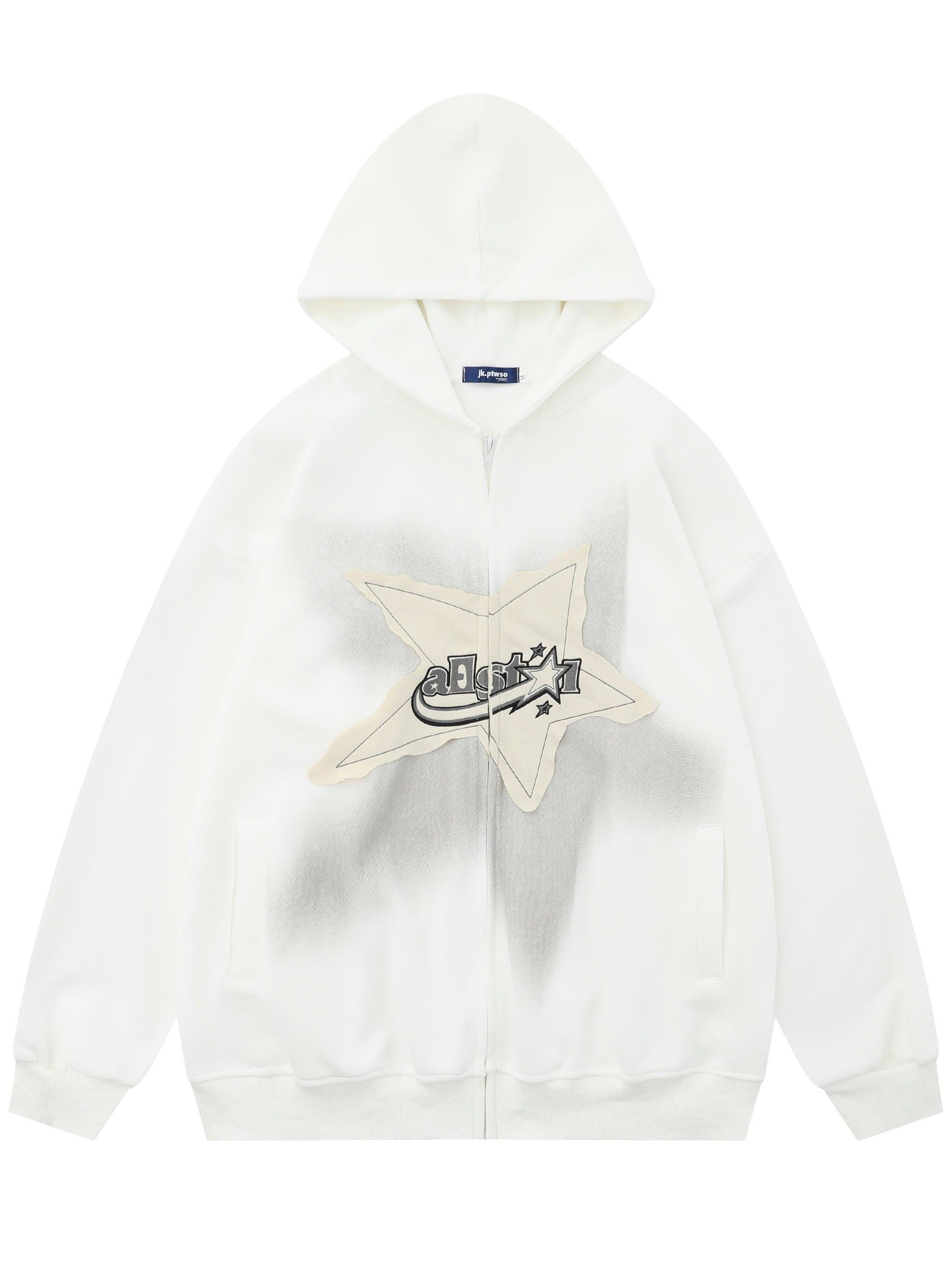 Star Patch Zip-Up