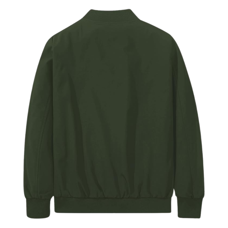 Men's Lightweight Windbreaker Jacket with Zipper Closure