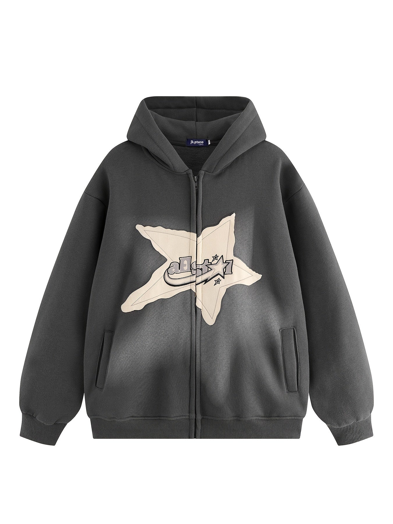 Star Patch Zip-Up